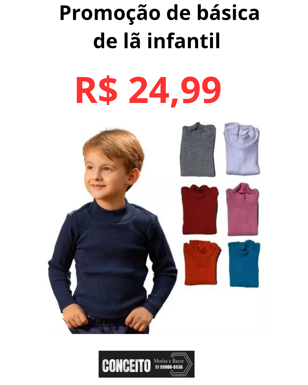 Casacos de lã 